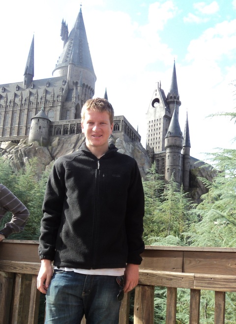 At the Harry Potter Theme Park