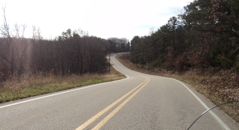 Sweeping bends of the Ozarks